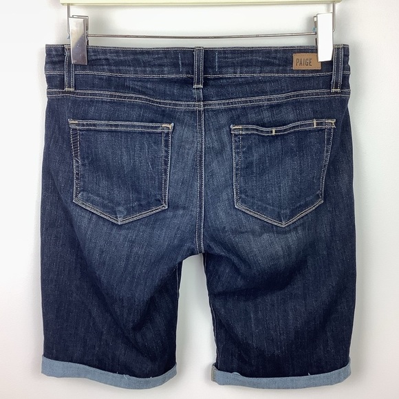 PAIGE JAX CUT OFF BERMUDA SHORTS LAVENA 27 - Picture 6 of 9